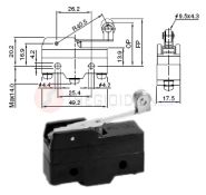 SHZM-R501B Công tắc hành trình 250V AC, 10A, SHZM-R501B