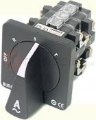 SHCS-ETB-A333 Chuyển mạch Ampe 3P3W3CT, 3 vị trí (R,S,T), Đen