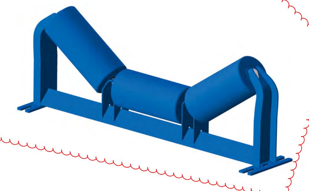 Metso Conveyor CEMA Idler features